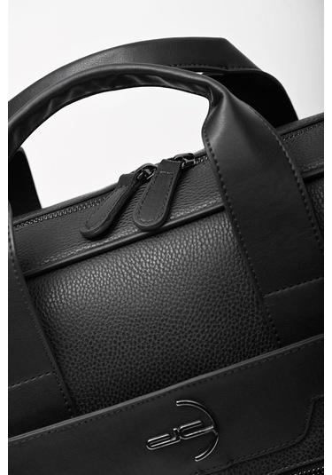 Erkek Basic Evrak Çantası Floater Desenli Siyah 116021 Siyah