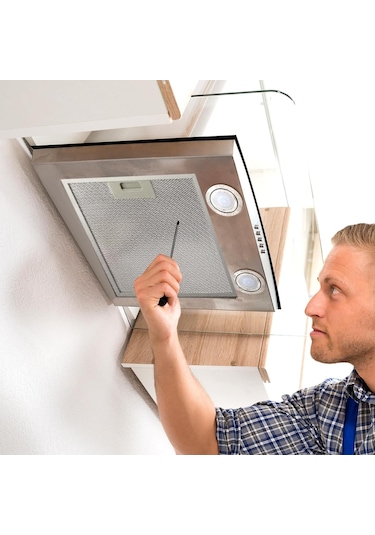 Yifomall Paslanmaz Çelik Davlumbaz Led Aydınlatma Seti, 12v Dc 2 Adet Led Ampul, Davlumbaz Aydınlatma Değişim Parçası