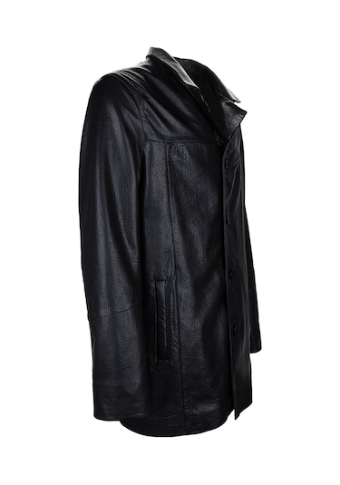 Tamer Tanca Erkek Hakiki Deri Siyah Jumbo Mont 616 2027-1 Erk Derımont Sk25/26 Sıyah Jumbo Siyah