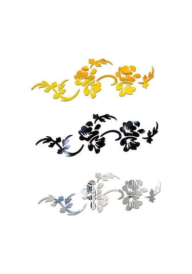 Yeni Yaratıcı Akrilik Ayna Duvar Çıkartmaları Üç Boyutlu Çevresel Kişilik Duvar Çıkartmaları