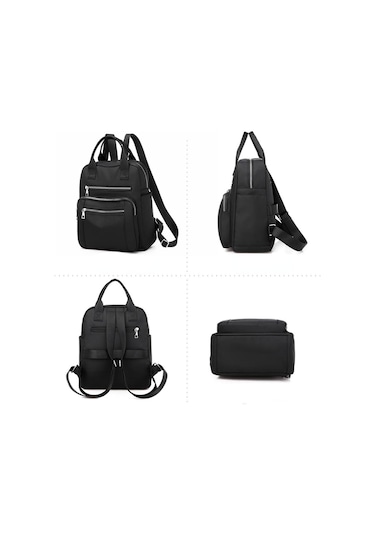 Mavi Kadın Sırt Çantası Seyahat Rahat Su Geçirmez Kadın Omuz Çantaları Kadın Büyük Kapasiteli Oxford Sırt Çantası Mavi