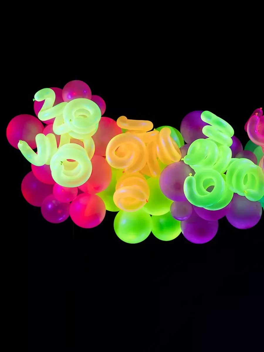 Riota Neon Shading Baloonlar 100 Adet 268358972 PEMBE