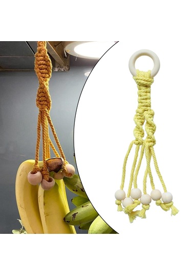 Suntek Muz Askı Taşınabilir Asılı Meyve Kanca Pamuk Sarı Sarı