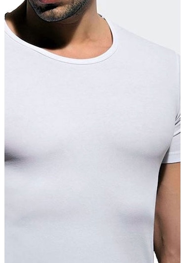 Hmd Erkek Bisiklet Yaka Lcyralı Kısa Kollu Tshirt 704-705