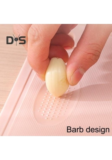 Novahub Pembe Kaymaz Kesme Tahtası L, Çift Taraflı, Taşınabilir Mutfak Doğrama Bloğu/ Pembe