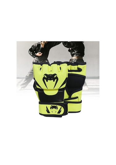 Mma Eldiven Müsabaka Dişlisi Suya Dayanıklı Boks Eldiveni Yetişkinler Için Unisex Bay Bayan Yeşil