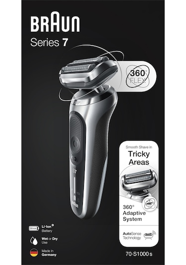 Braun Series 7 S1000S Kablosuz Tıraş Makinesi