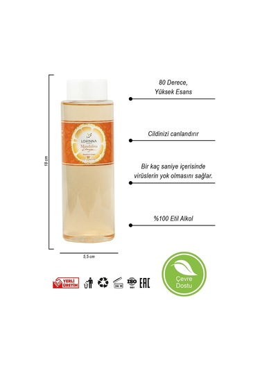 Mandalina Kolonyası Set 2x400 Ml - Pet Şişe 78588058