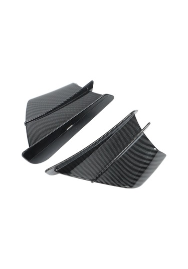 Lemestar Motosiklet Universal Abs Rüzgar Kanadı - Parlak Karbon Fiber Desenli, Spor Performansı Artırıcı, Bmw Honda Yamaha Kawasaki Uyumlu Diğer