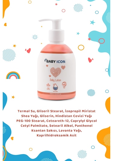 Baby Icon Yüz Ve Vücut Bebek Nemlendirici Losyon 250 ML