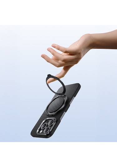 Benks L56 Magnetik Parmak Ring Stand 360 Derece Dönebilen Armorpop Kevlar Yeşil