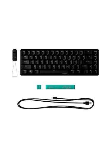 HyperX Alloy Origins 65 Aqua PBT Switch Mekanik US Oyuncu Klavye
