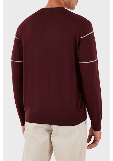 Emporio Armani Erkek Kazak Em002796 Af14199 M5065 Bordo Bordo