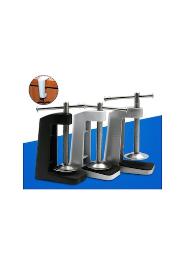 Beyaz Ayarlanabilir Masa Lambası Işıkları Metal Stand Döner Klip Kol Kelepçe Kilit Tutucu