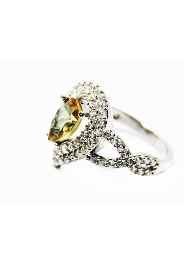 Lilahgümüştr Gümüş Zultanit Damla Taşlı Kadın Yüzük