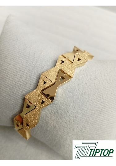 Kelebek Model Gold Renk Kelepçe Bileklik Gold