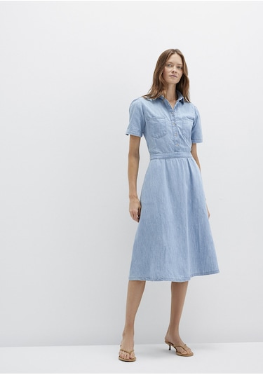 Mavi - Marley Açık Mavi Denim Elbise 1310537-89692 Açık Mavi
