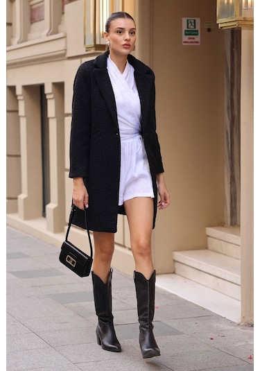 Gabria Kadın Kaban Siyah