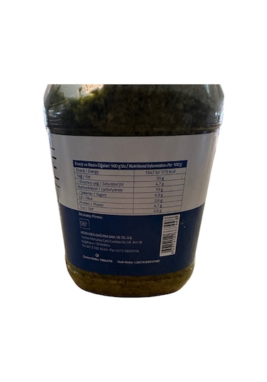 Pesto Fesleğenli Makarna Sosu 1kg