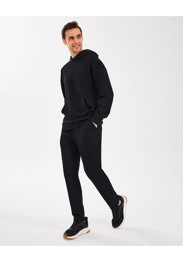 Skechers M Essential Hoodie Sweatshirt Erkek Siyah Sweatshirt S242110-001 Siyah