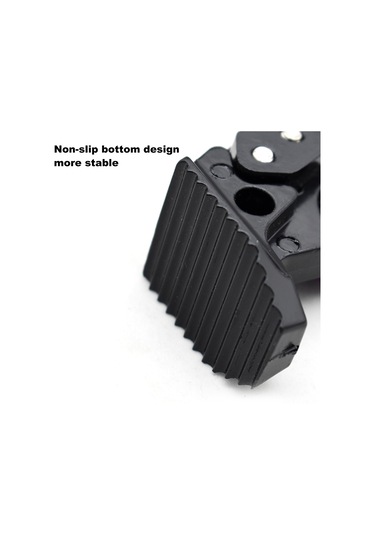 Ranyeek Motor Bisikleti Ayarlanabilir Fren Çıkartması Elektrikli Moto Park Standı Siyah Alüminyum