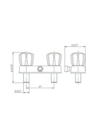 Lemestar 4" Kaplama Rv Duş Kranı - Soğuk/sıcak Su Değiştirici Anahtar Diğer