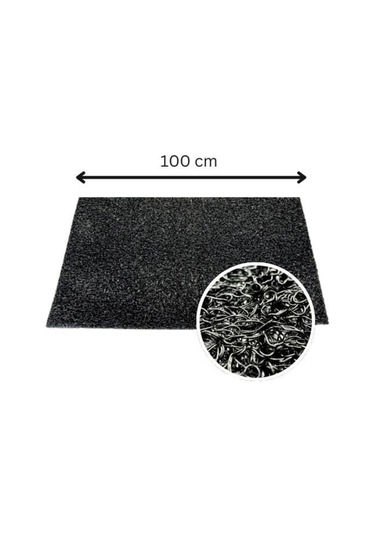 Berika Pls Sk006913 Siyah Kıvırcık Paspas 100 Cm 12 Mm Siyah