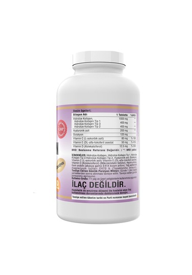 Ncs Collagen Kollajen 1000 Mg Tip 1 - 2 - 3 Glutatyon Vitamin C