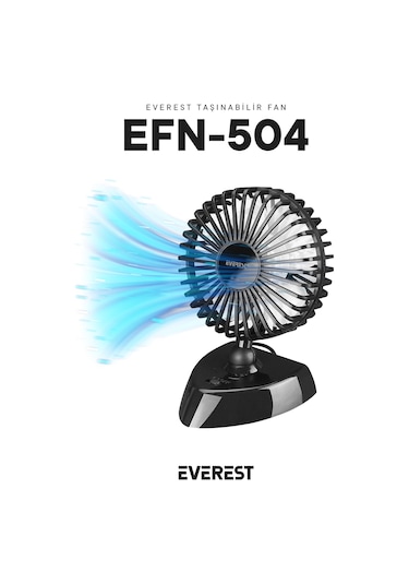 Everest Efn-504 Masa Üstü Usb  Fan