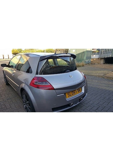 Renault Megane 2 Hb Cam Üstü Spoiler 2002-2012 Mükemmel Görünüm Boyalı Parlak Spoiler