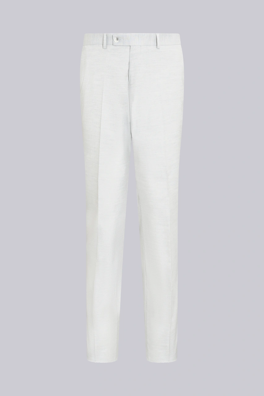 Gri Slim Fit Sivri Yaka Klasik Takım Elbise Gri