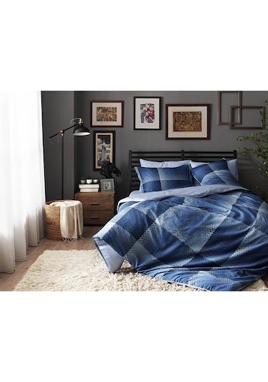 Taç Dijital Saten Yorgan Seti King Size Tess