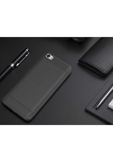 Xiaomi Mi 5s Kılıf Zore Room Silikon Kapak Gri