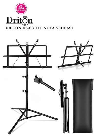 Driton Ds-03 Portatif Katlanabilir 2 Kademe Ayarlanabilir Taşıma