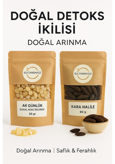 Sultanbahçe Akgünlük- Kara Halile-  Seti - Doğal Bitki Çayı - Bitkisel Arınma Seti