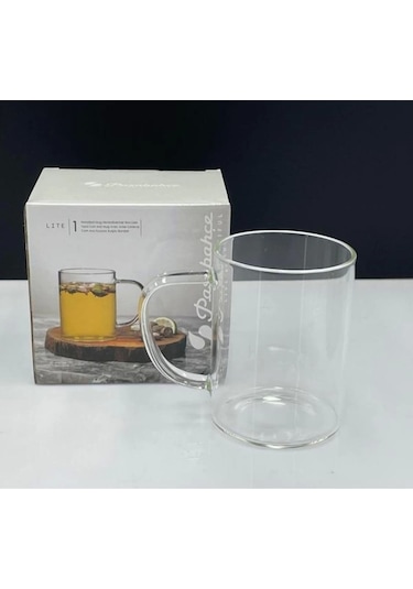 Paşabahçe D004 Deli Glass Bardak Cam Kupa 420cc 2 Li