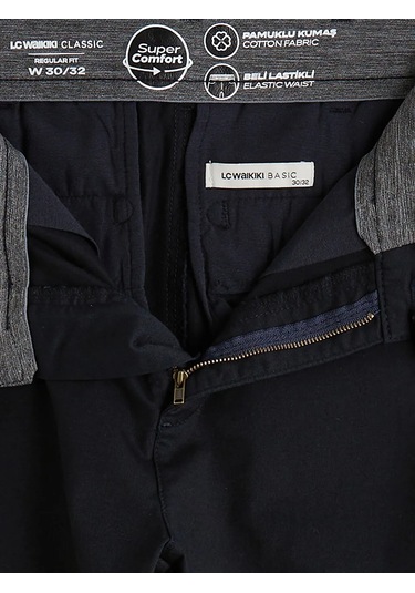 Lc Waikiki Lacivert Regular Fit Erkek Chino Pantolon