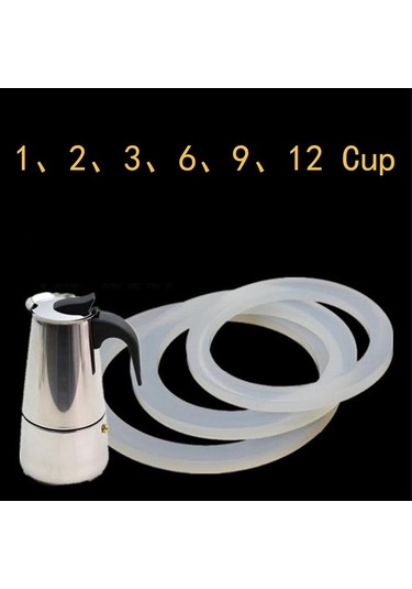2x Soba Üstü Kahve Makinesi Moka Yedek Yedek Yedek Kauçuk Conta Conta Halkası 4