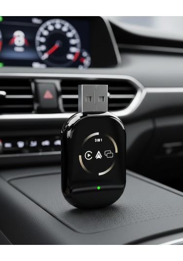 Kablosuz Carplay Android Auto Adaptörü Otomatik Eşleşme