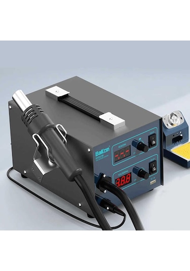 Bakon 852mx İntelligent Isı Ayarlı 2 İn 1 Havya İstasyonu 1000w