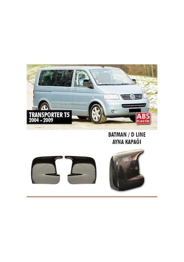 Vw Transporter T5 Yarasa Batman Ayna Kapağı Parlak Siyah 2004-09