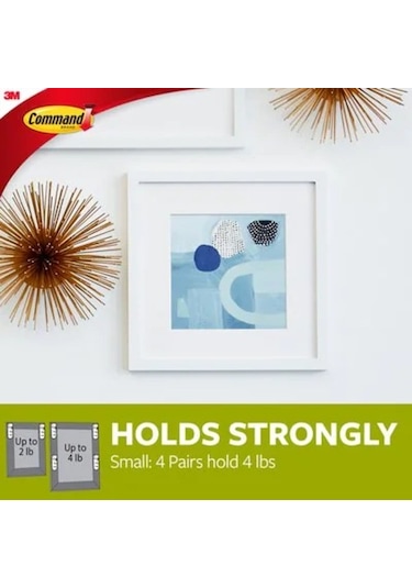 3M Command 17202 Küçük Boy Resim Asma Şerit Cırt Bantları