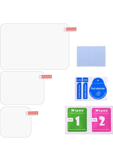 Gopro Hero13 Siyah Puluz 3'ü 1 Arada Lens Ve Ön Arka Ekran 9h 2.5d Temperli Cam Filmi Şeffaf İçin