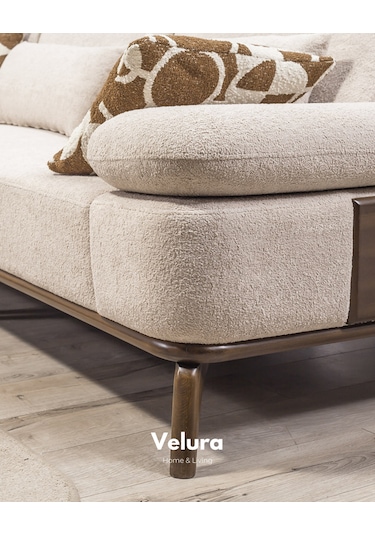 Losso Modüler Köşe Koltuk Takımı & Oturma Grubu Ekru