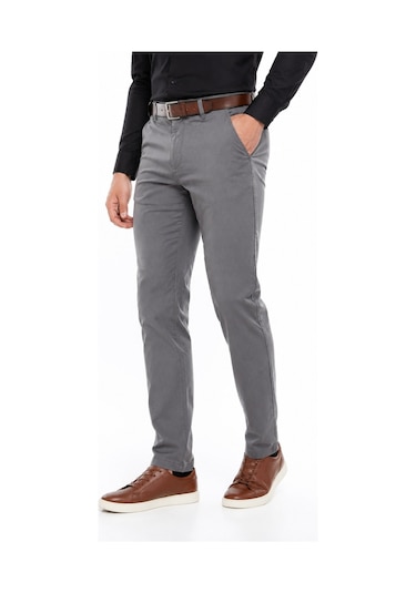 Amaro Erkek Kanvas Pantolon Regular Kalıp Yazlık Bgl-st05392 K.Gri