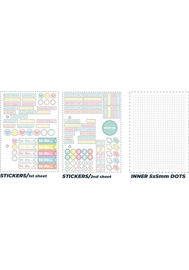 Ancor Unique A5 Günlük Planlayıcı Defter 106725