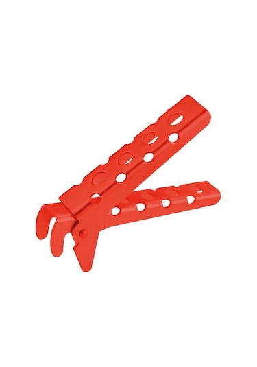 Kampedia Izgara Tutucu Kırmızı Maşa Kırmızı