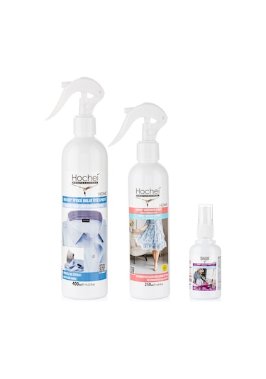 Hochei İpeksi Kolay Ütü 400 ML + Antistatik 250 ML + Ütüsüz Ütü 70 ML