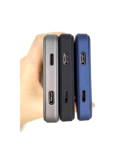 Fastbuy 5000mah Siyah Magsafe Pd Akıllı Manyetik Powerbank - 15w Kablosuz + 20w Kablolu Hızlı Şarj, İkili Cihaz Desteği, İpho