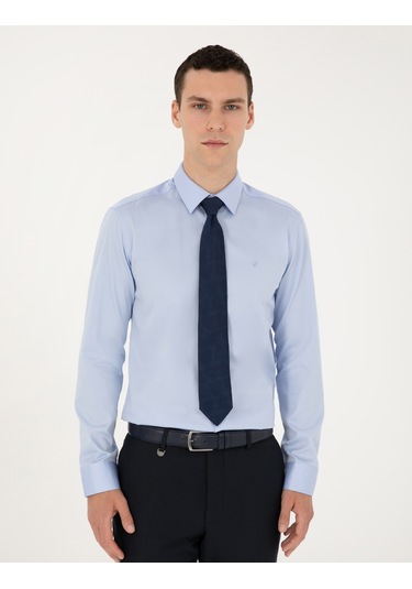Pierre Cardin Erkek Koyu Mavi Gömlek Basic 50286102-vr032 Koyu Mavi